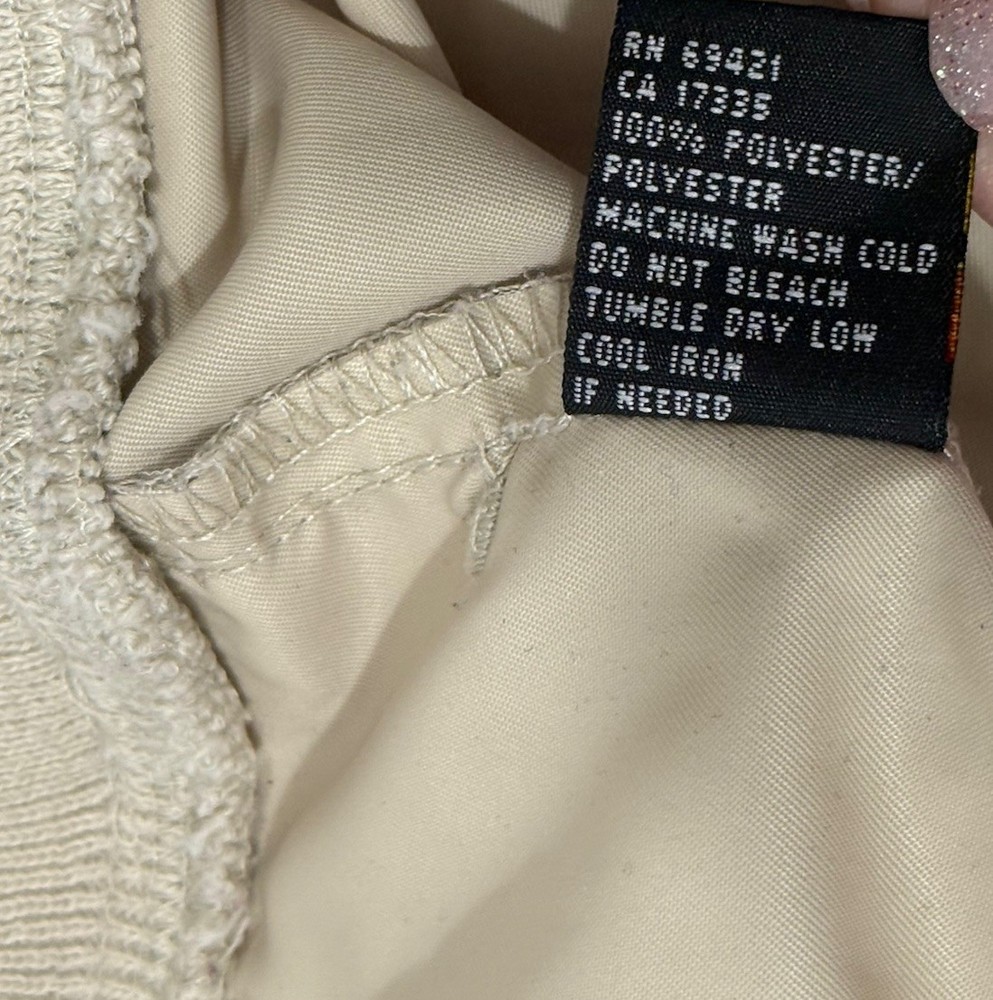 Greg Norman Beige Windbreaker Sweater Men Extra Large Golf Jacket Pullover XL