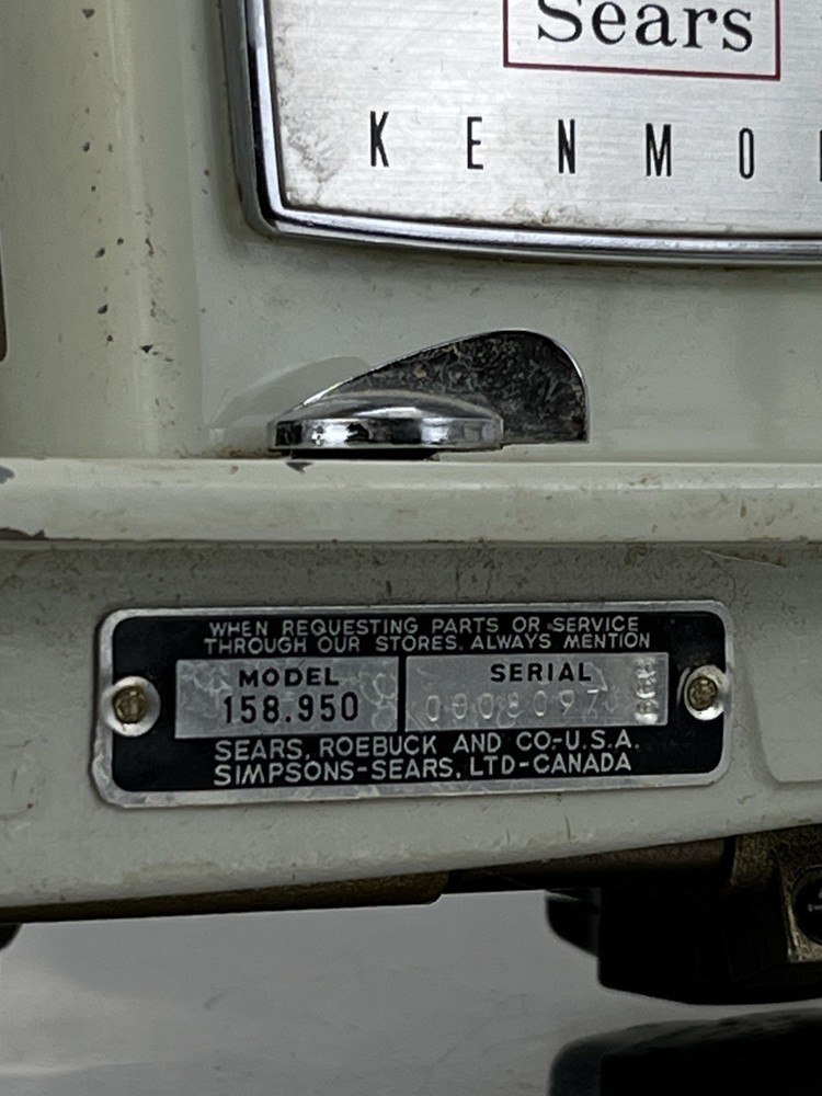 Sears kenmore sewing machine Model 2142