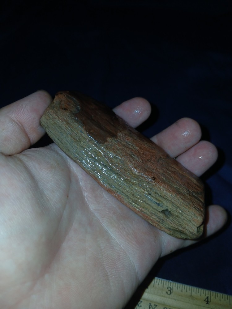 6 oz Texas Red Petrified Wood