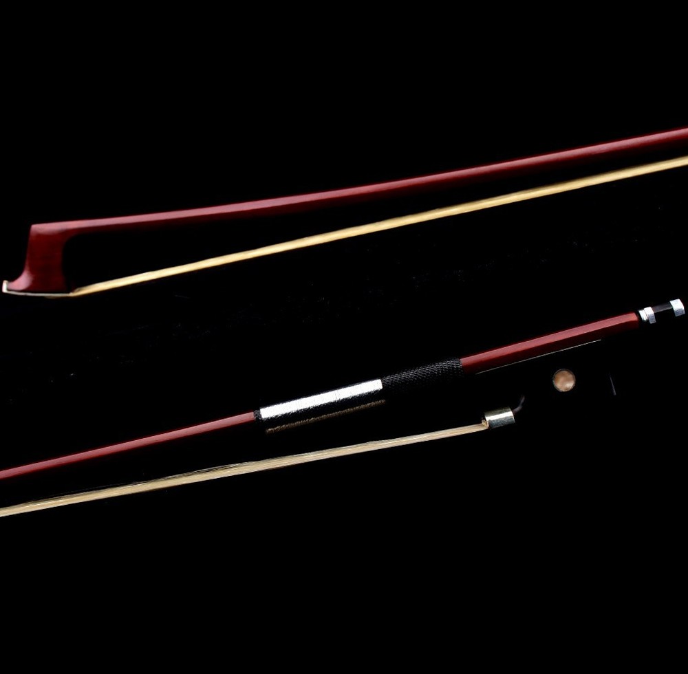 D. Peccatte Copy Master Antique Pernambuco Octagonal Violin Bow 4/4 Ebony Silver