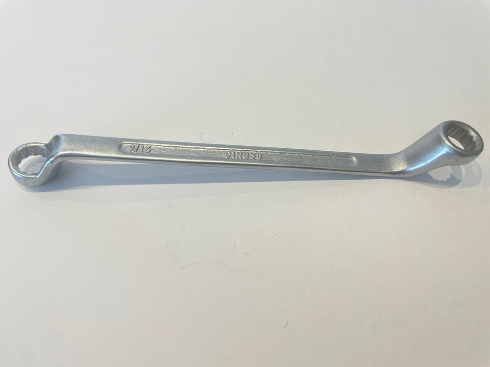 Vanadium 75° Offset Double Ended Chrome Heat Treated DIN 9/16 X 1/2 Inch