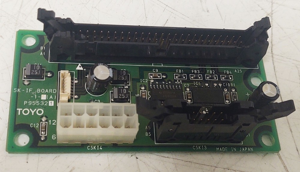🔥 (TESTED) TOYO Circuit Board P955321 Mitsubishi Injection Control