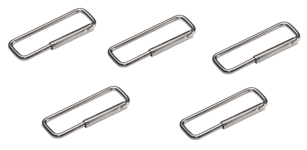 5 pack Hillman Slip Sleeve Key Rings