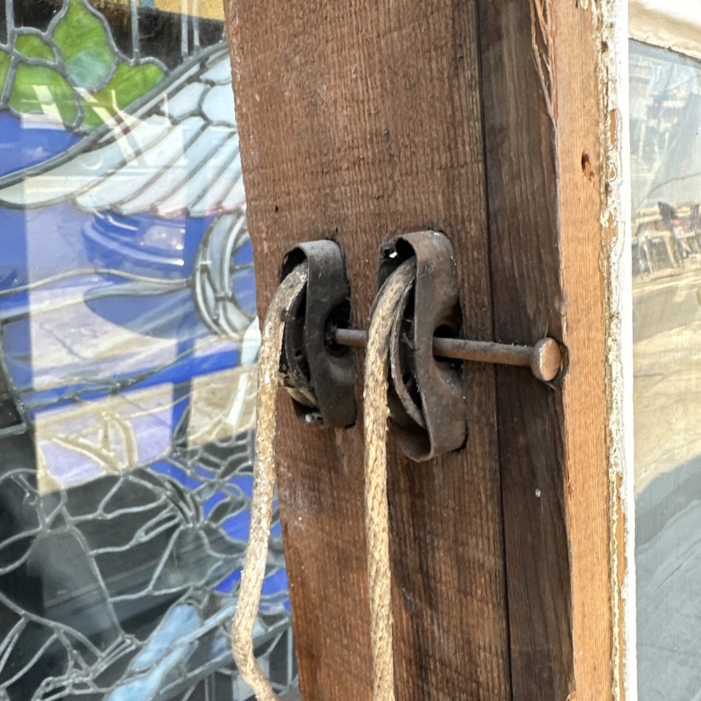 Old Double hung window 12 Light 63 X 29