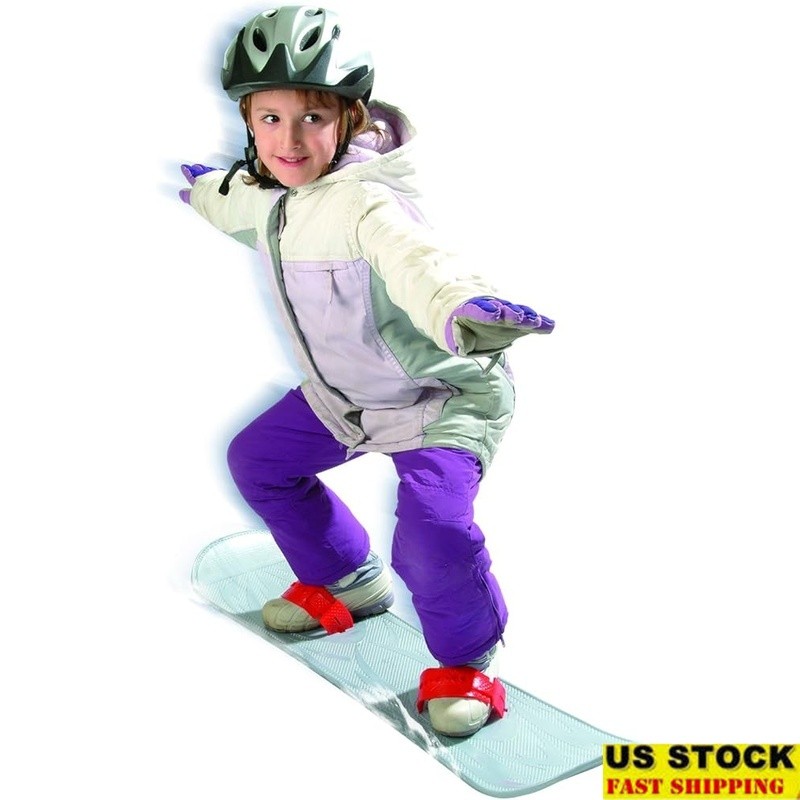 Kids Beginner Snowboard Ages 5-15 Lightweight Practice Board Cool Graphic Design