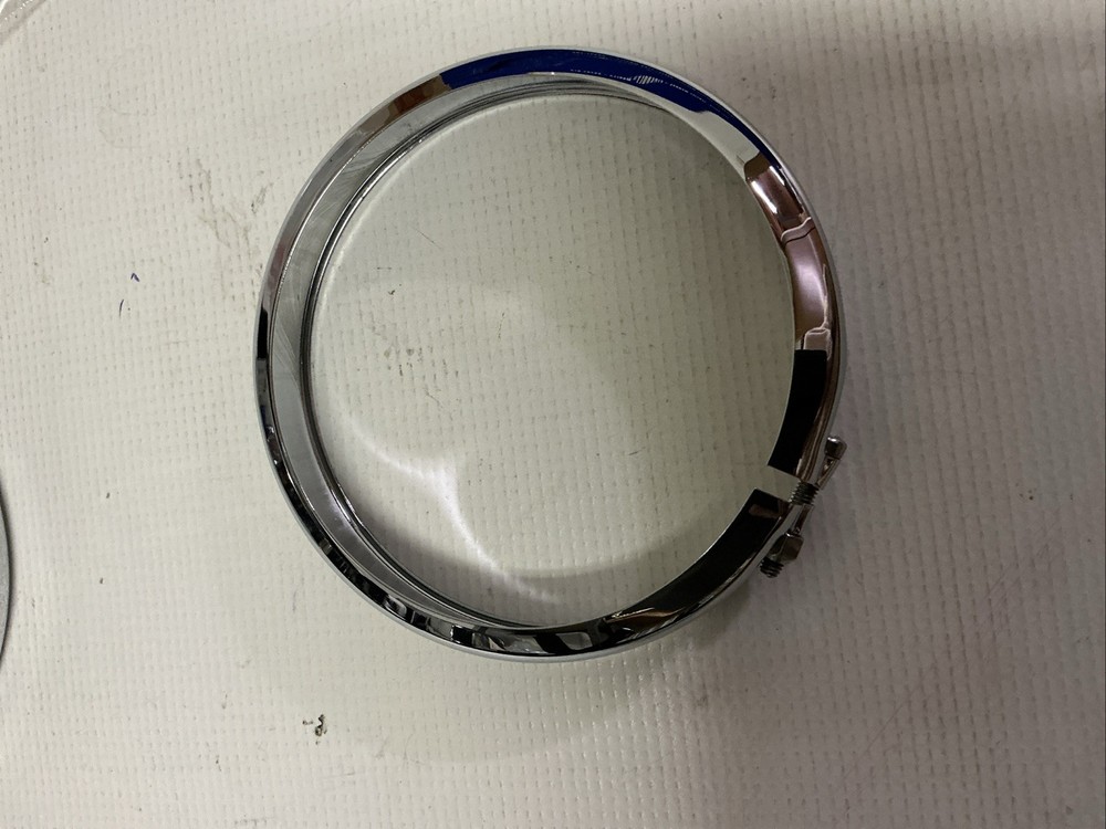 Harley Davidson Chrome Passing Lamp Bezel 4.5 “