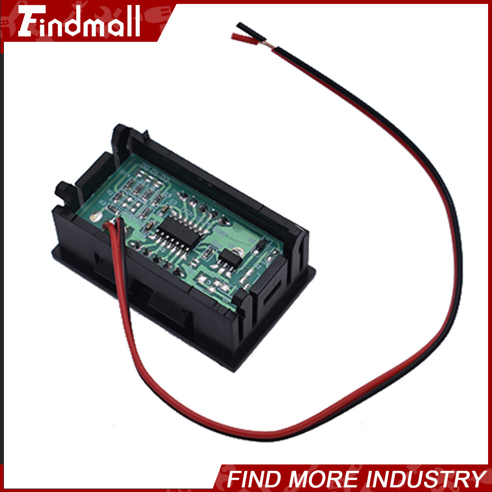 3× DC 4.5-30V Blue LED 3Digital Display Voltage Meter Voltmeter Panel Motorcycle