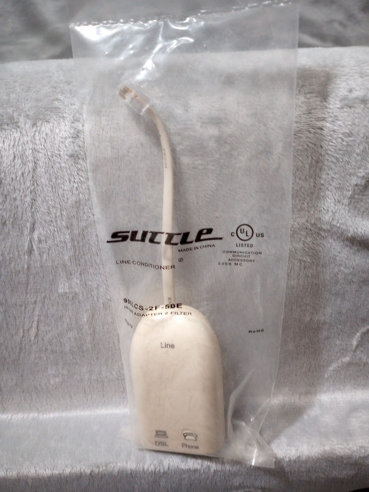 SUTTLE 900LCS-2F-50E SINGLE phone LINE INLINE DSL FILTER CONDITIONER splitr jack