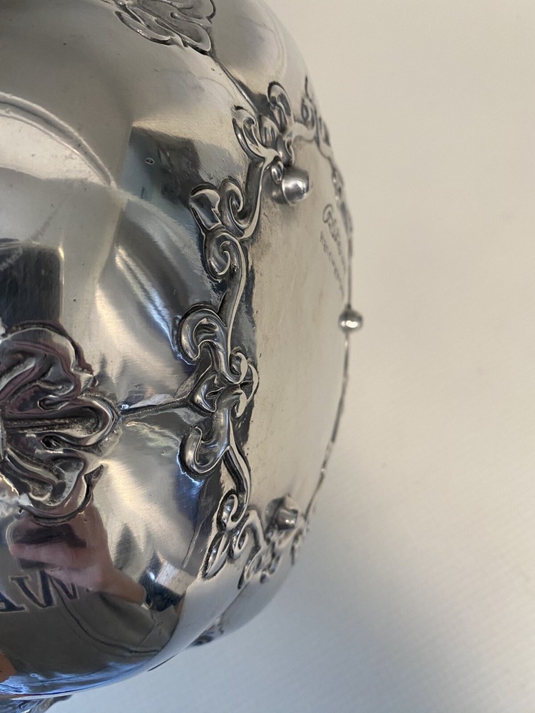 Fruit Bowl Silver fleur de lys 2009 Read The Description