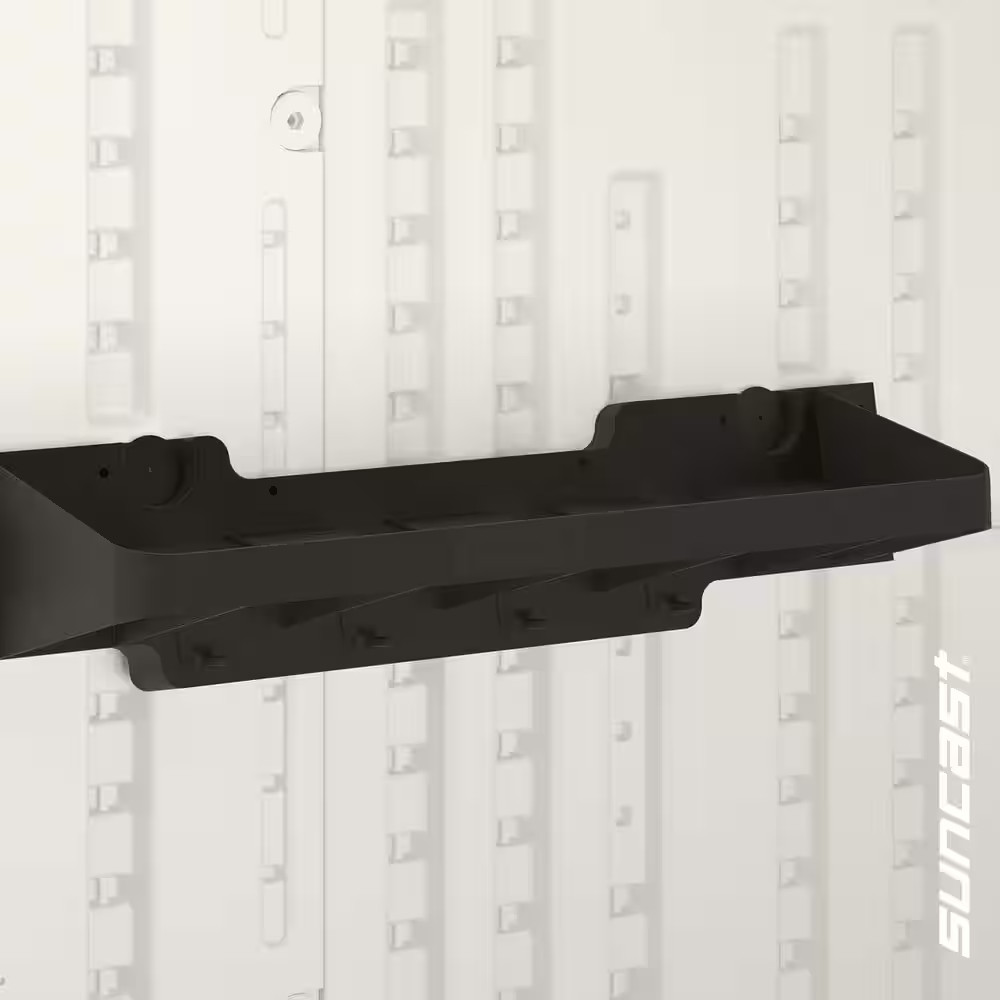 24 In. Plastic Storage Shelf Kit (2-Pack) Free Ship NEW