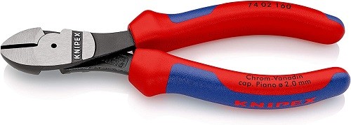 KNIPEX Tools - High Leverage Diagonal Cutters, Multi-Component (7402160)