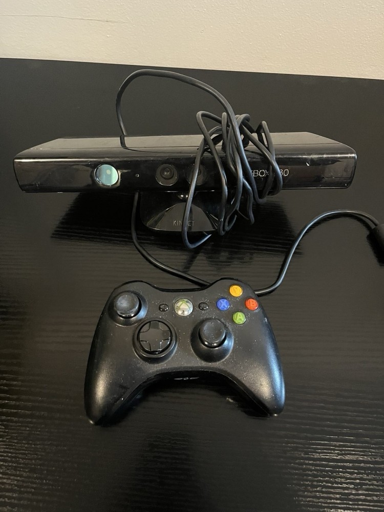 Microsoft Xbox 360 Kinect Motion Sensor Camera, Black, Wired