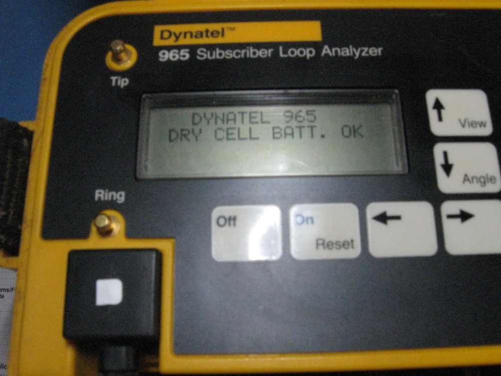 3M Dynatel 965 Subscriber Loop Analyzer & new Batt & 85 page instruction book