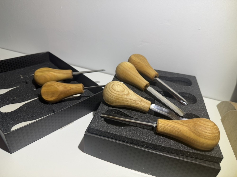 BeaverCraft Wood Carving Gouges Kit SC05 - Chisels Set with...