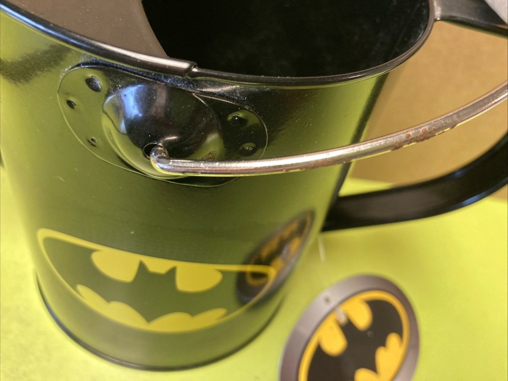 DC Comics BATMAN WATER CAN PAIL With Tags Still Attached