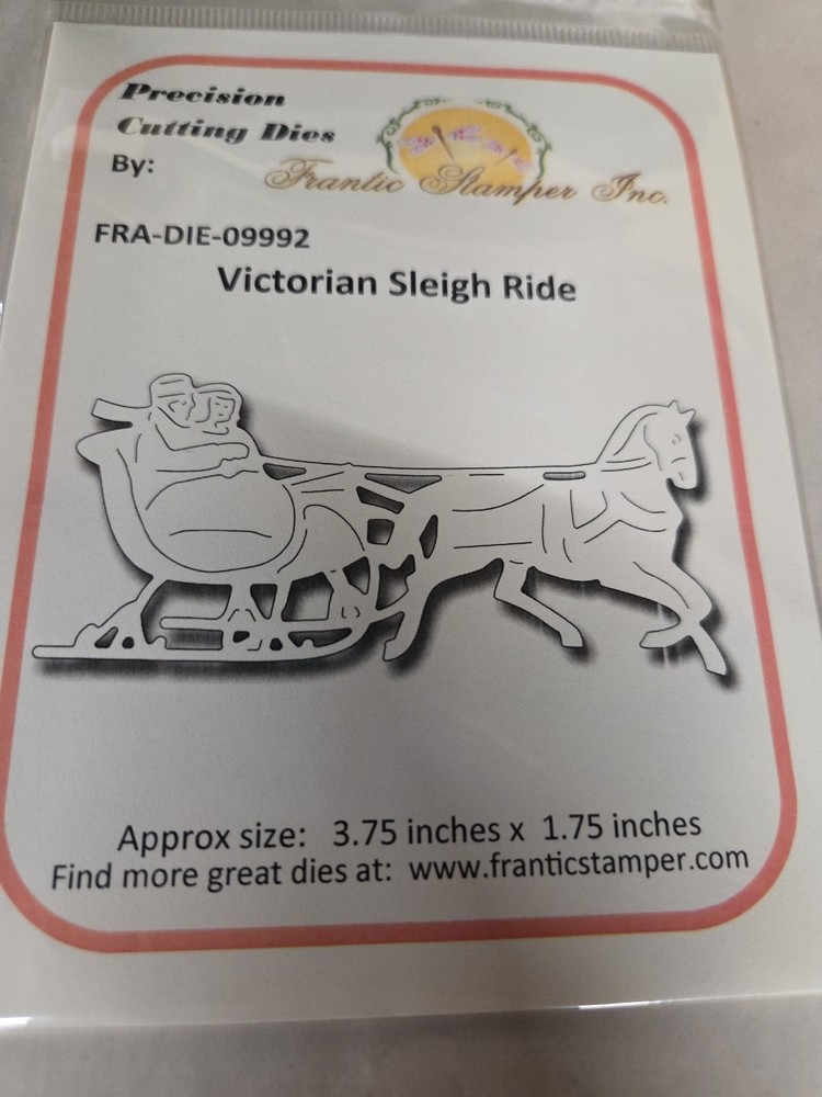Precision Cutting Dies (Frantic Stamper) Victorian Sleigh Ride