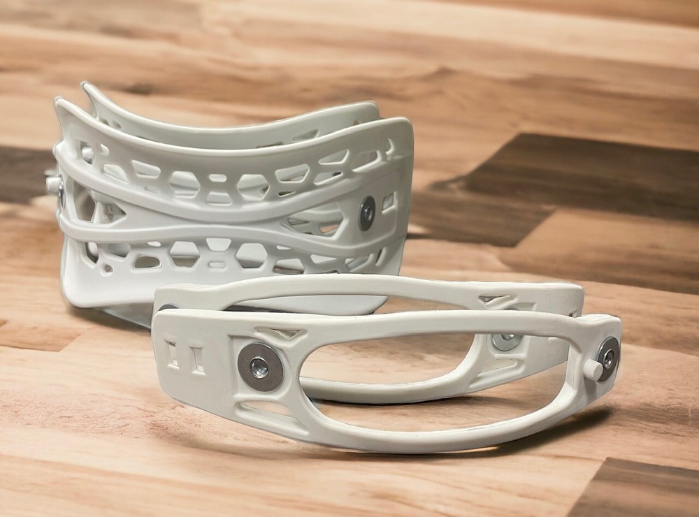 ​ALTITUDE "RIDER" BINDING ANKLE & TOE STRAP REPLACEMENTS (WHITE) S/M 6-8.5