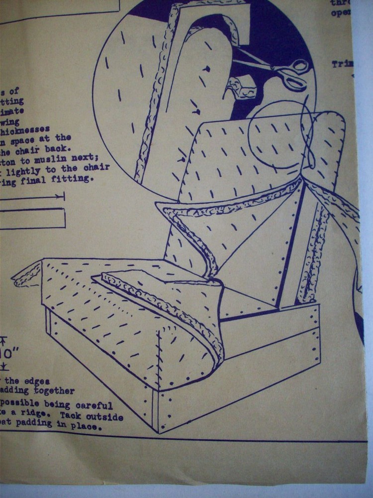 Fireside chairs Woodworking Ruth Wyeth Spears Homecraft Pattern