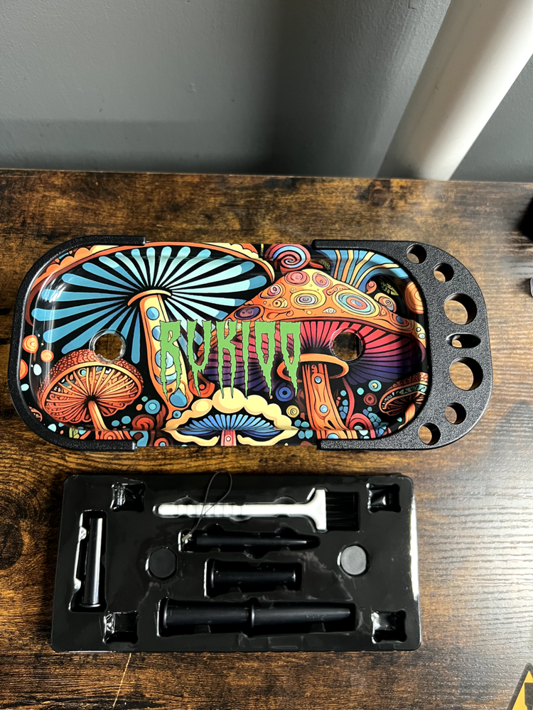 Tinplate Rolling Tray Cone Loader Set, Metal Foldable Stand Many Designs Free Sh