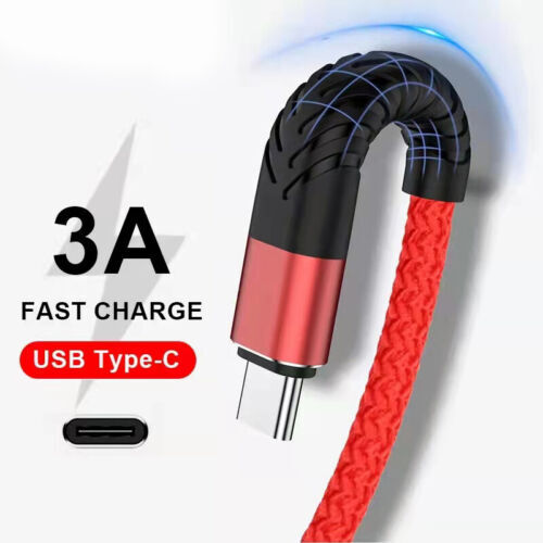 Braided USB C Type C Fast Charging Data Cable Cord for iPhone 17 Pro Max 15 lot