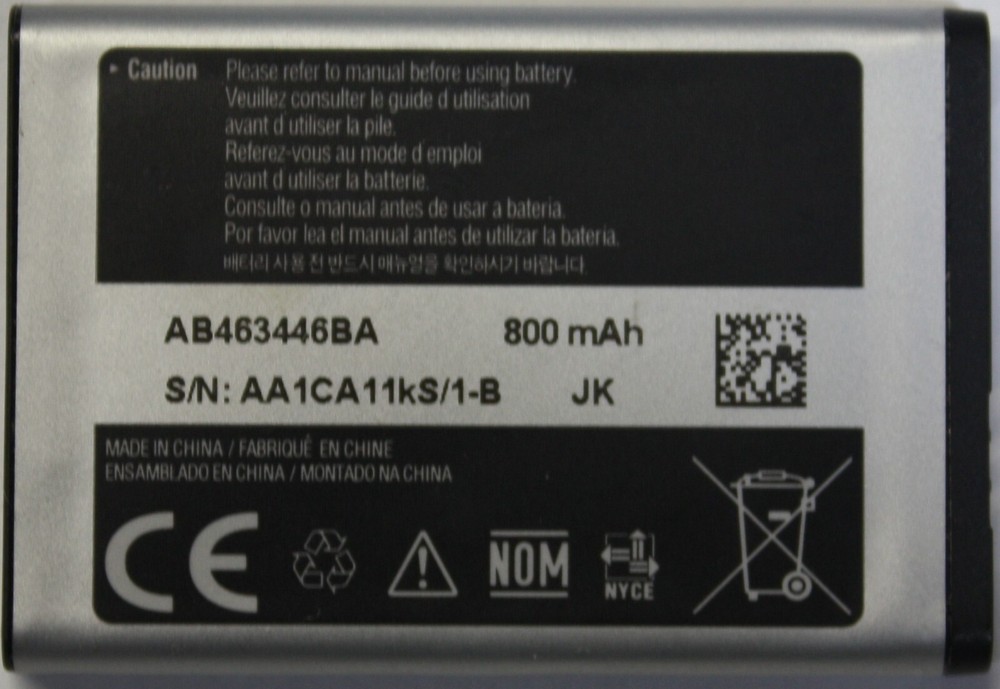 NEW Original Samsung AB463446BA Battery for Samsung Phones