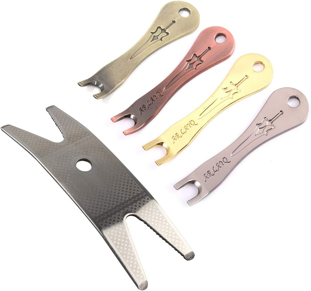 5Pcs Acoustic Guitar Bridge Pins & Knob Puller Remover Extractor Tool Stainless