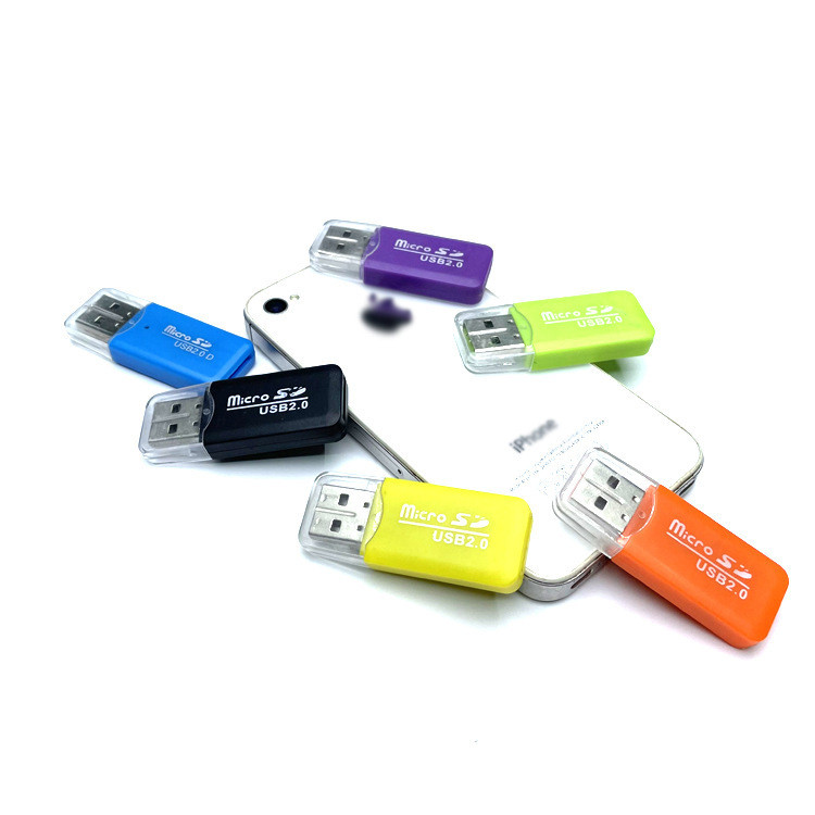 USB 2.0 Micro SD SDHC TF Card Reader Memory Adapter for PC Laptop Camera Lot