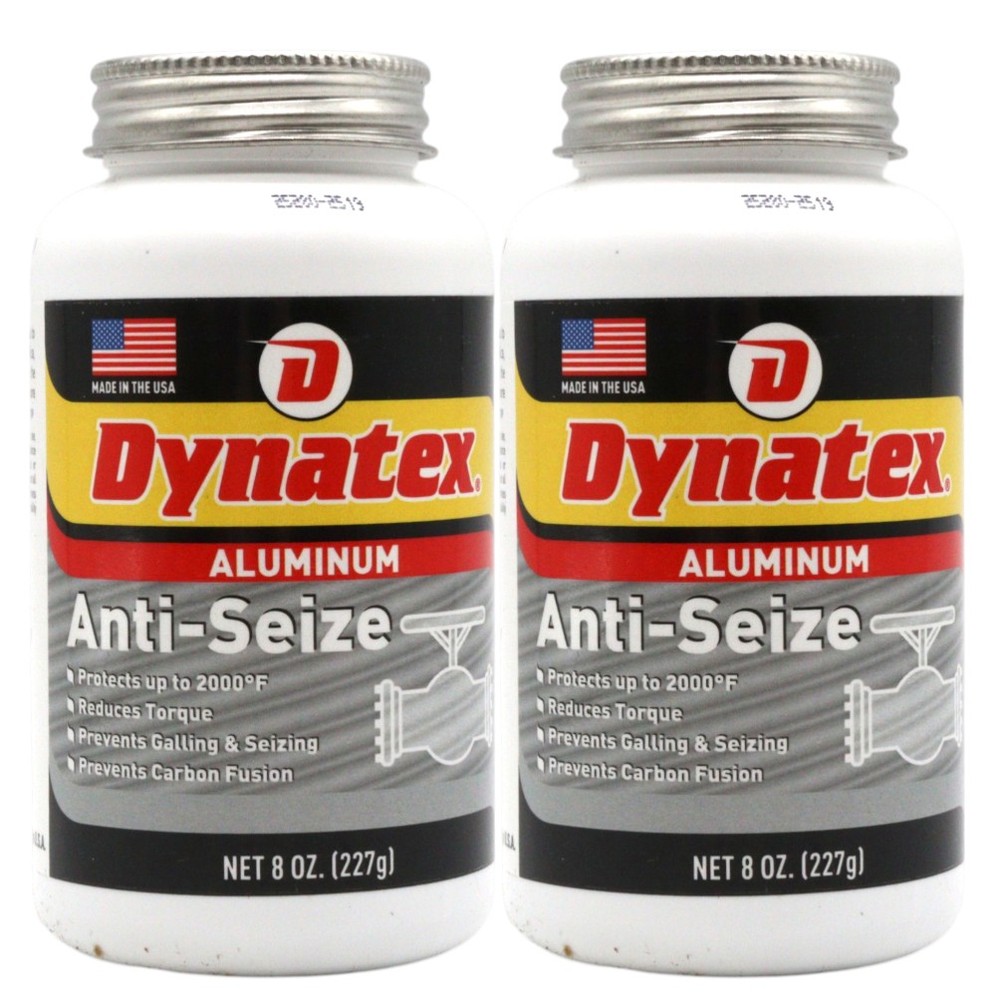Dynatex Aluminum Anti-Seize 8 oz Can Galling Protection (2-Pack)