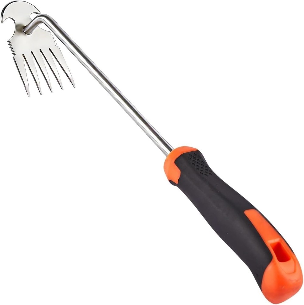 Compact Manual Weed Puller Tool - Rust-Proof & Lightweight Garden Essential