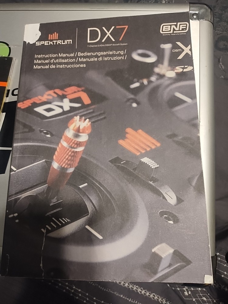 Spektrum DX7 G2 7 Channel Transmitter Mode 2 l Xtra Battery &CASE