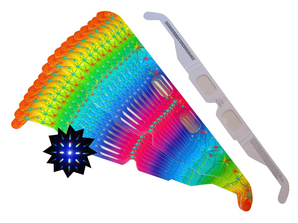 Fireworks Diffraction Glasses - 50 Starburst Effect Diffraction Glasses Plus1...