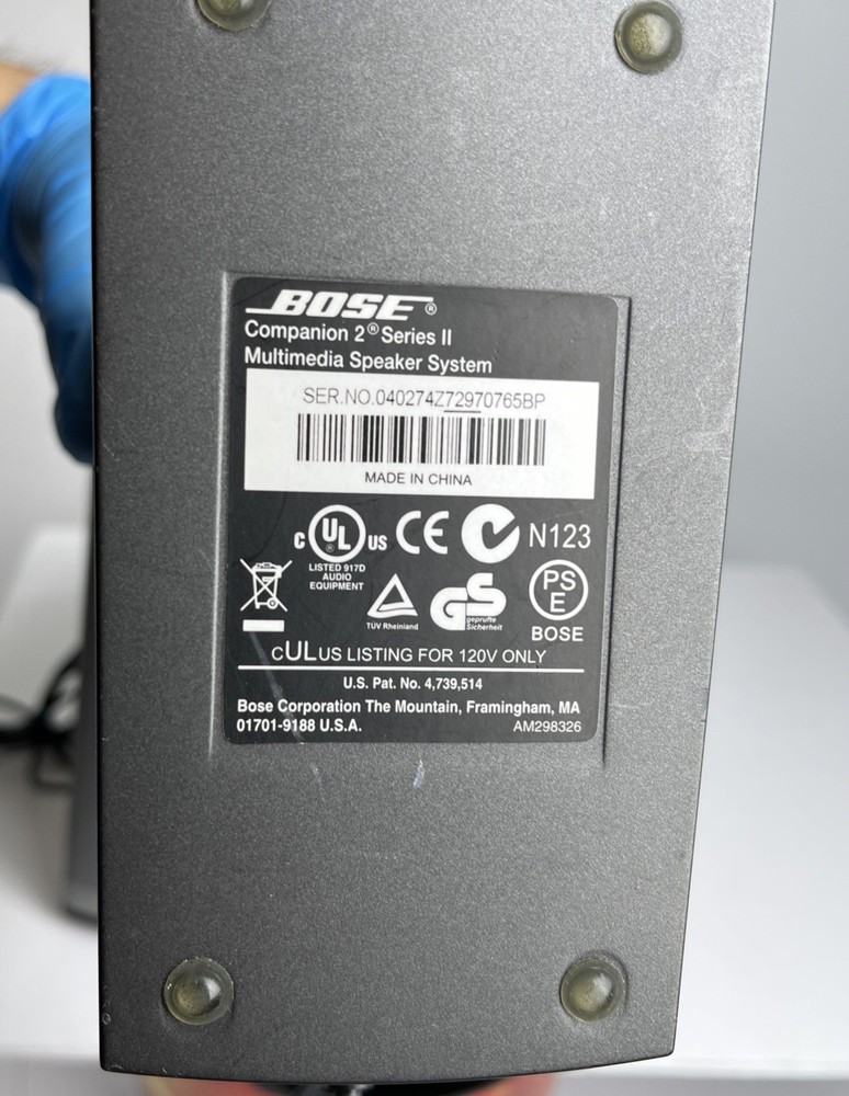 Bose Companion 2 Series II Multimedia Computer Speaker System - TESTED & WORKS