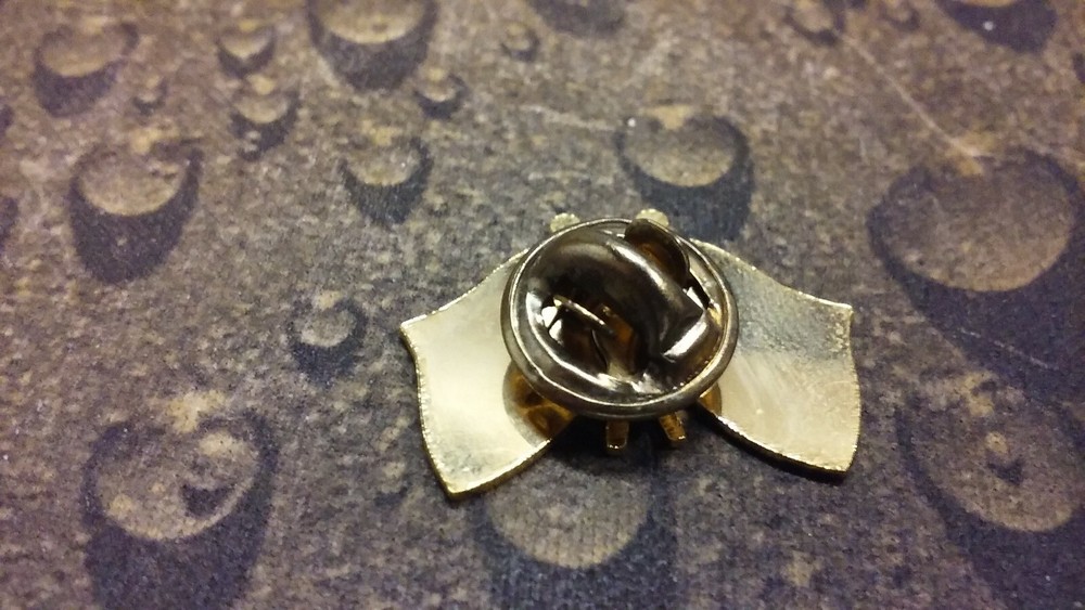 ALASKA STATE DUAL FLAG pin badge