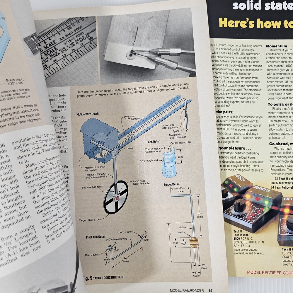 Model Railroader Train Magazines, April 1992 & October 1992