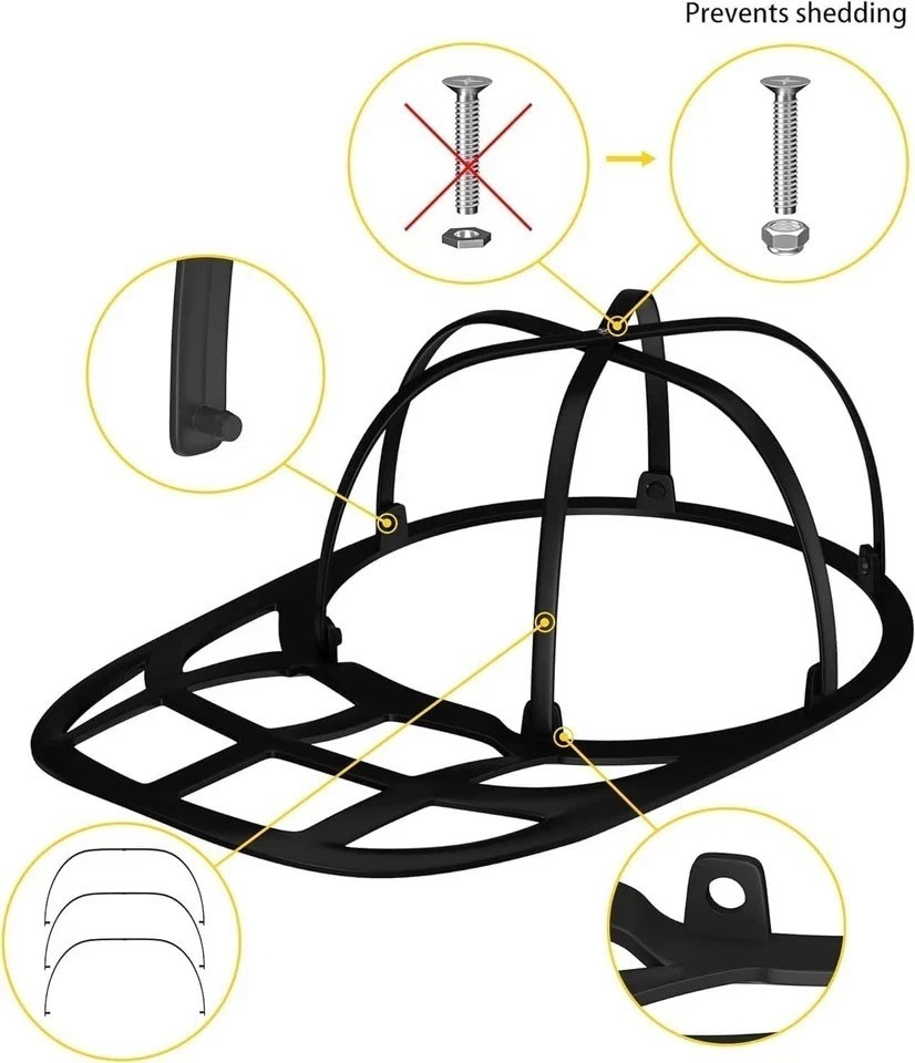 Hat Washer for Baseball Caps Sturdy Cleaning Protector with Frame Cage Laundry