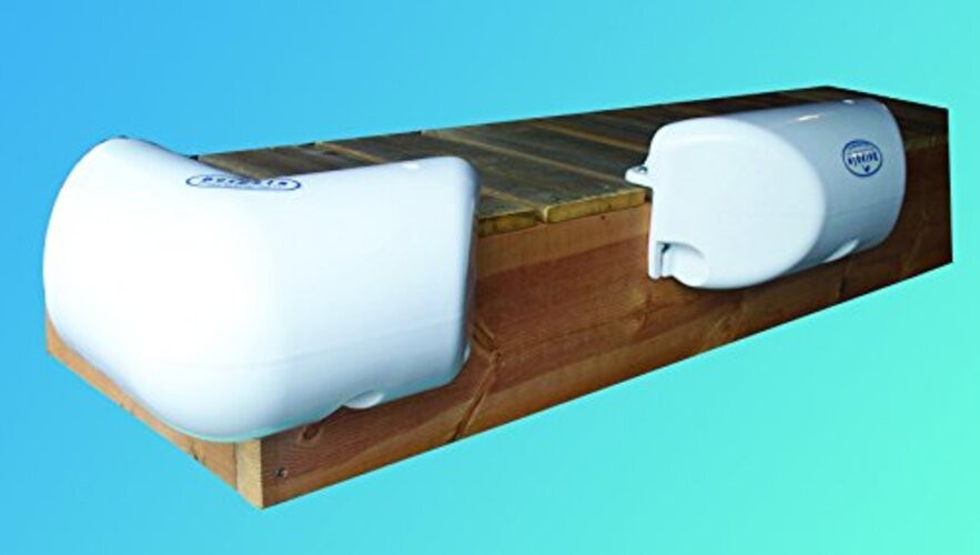 Dock-Side Bumper Corner 12x12, White