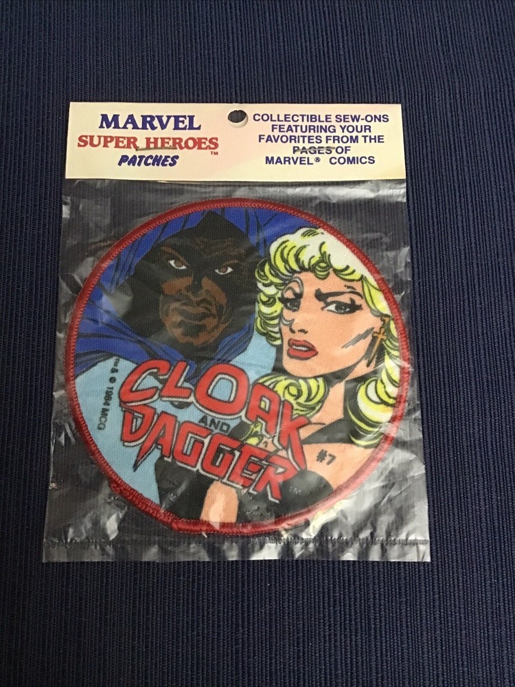 Marvel Super Heroes Patches Cloak And Dagger 1984
