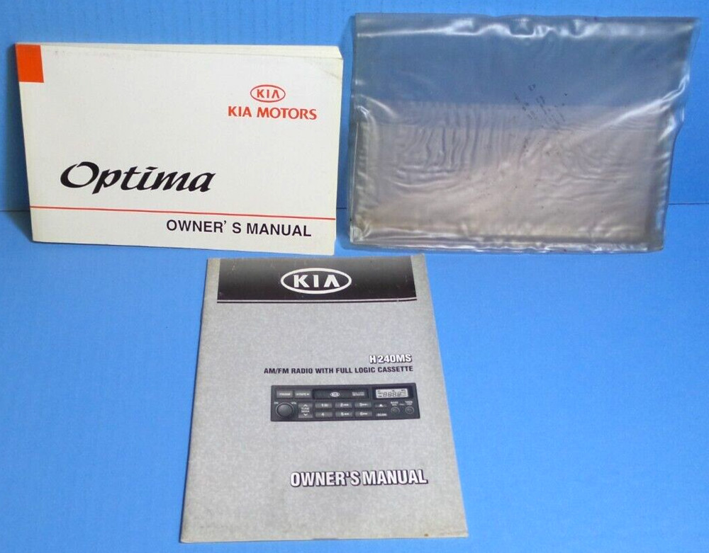 01 2001 Kia Optima owners manual