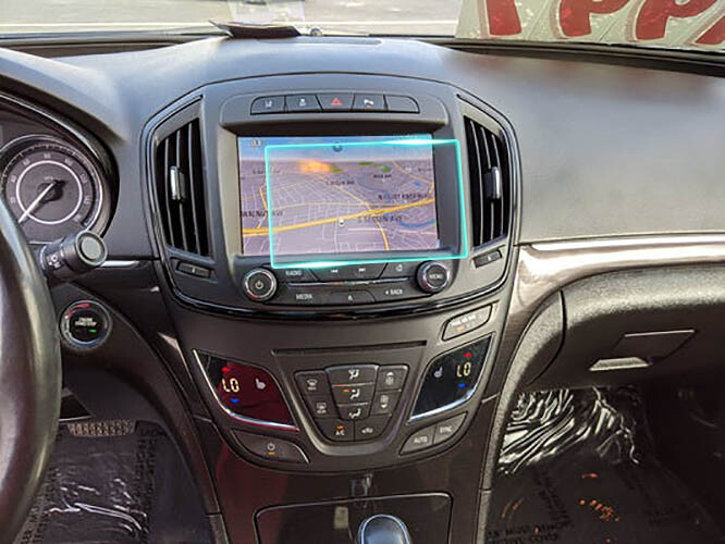 Crystal Clear Screen Protector for 2014 Buick Regal Vehicle Navigation