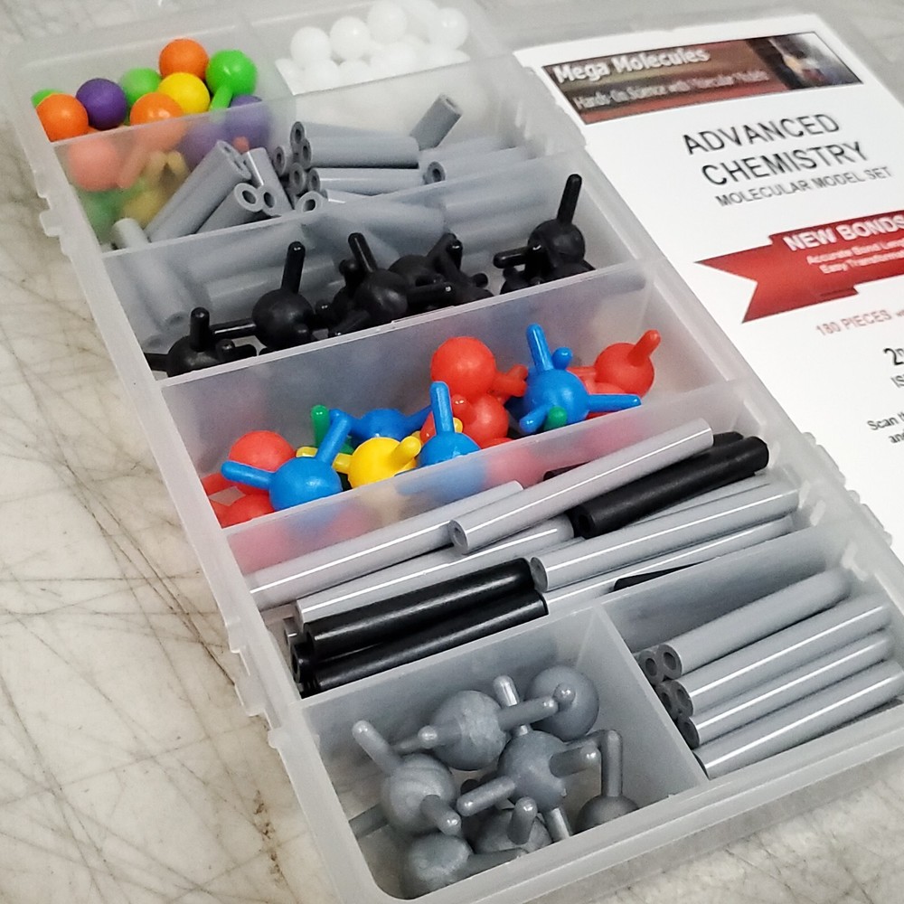 Mega Molecules Advanced Chemistry 2nd Edition Model Set Science 180 Pieces