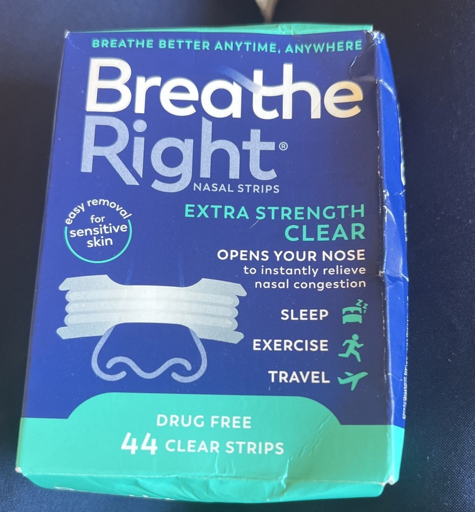 BREATHE RIGHT- EXTRA STRENGTH CLEAR 44 Ct