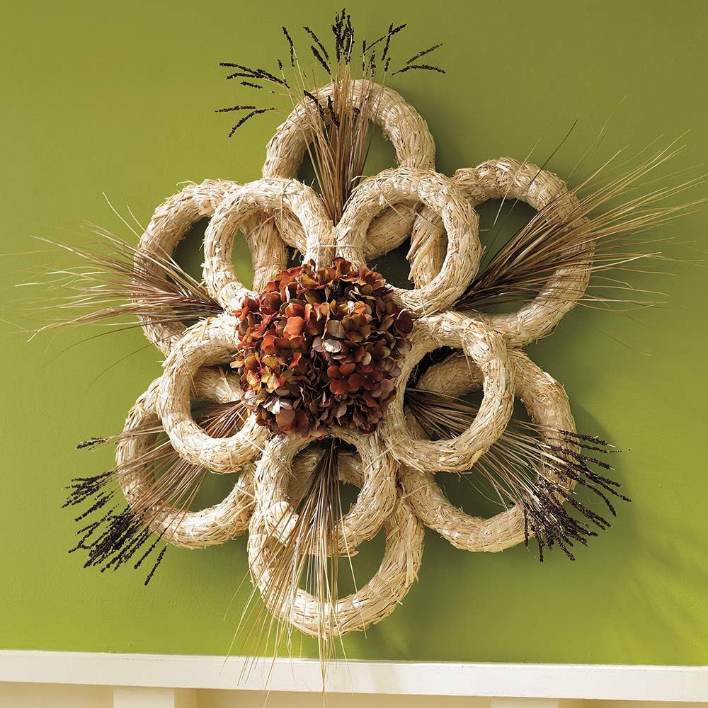Straw Wreath Form 10 Inch Natural