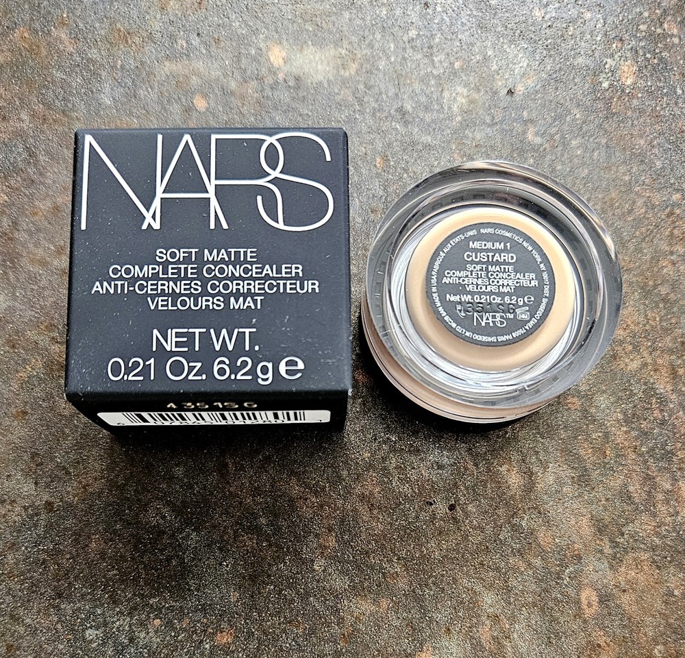 Nars MEDIUM 1 CUSTARD Soft Matte Complete Concealer .21oz NIB!