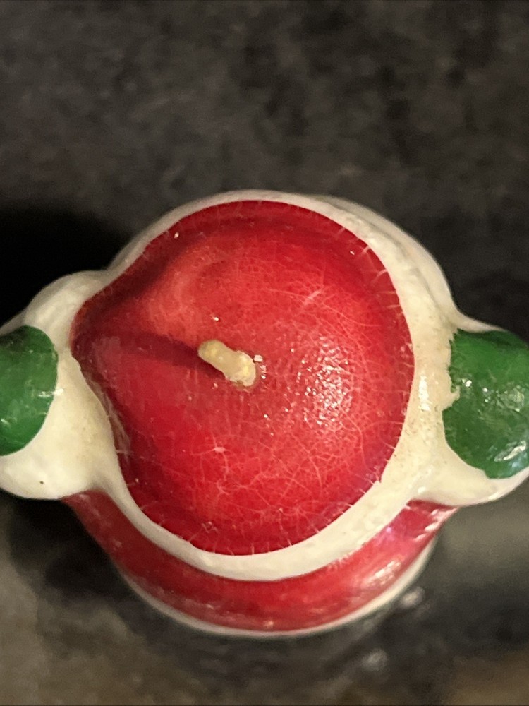 Mini Santa Candle 1.5” Vintage