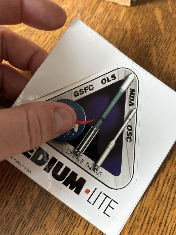NASA Medium-Lite NASA GSFC OLS MDA OSC Delta II Taurus Sticker Decal