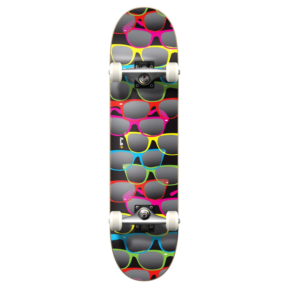Yocaher Graphic Complete 7.75" Skateboard -  Shades Black