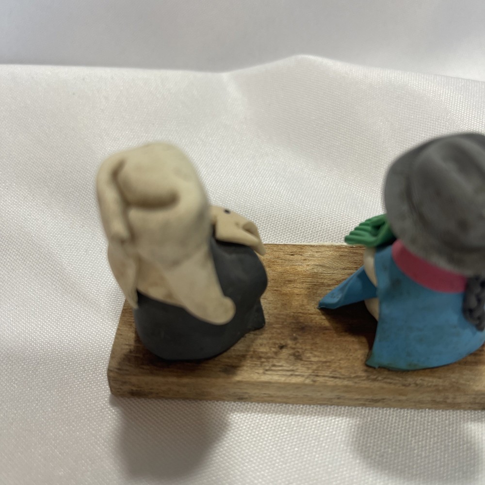Handcrafted Peruvian Clay Couple