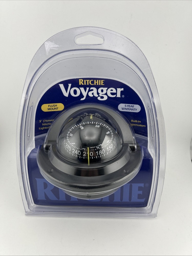 Ritchie Compass, Flush Mount, 3" Combi, Black F-83