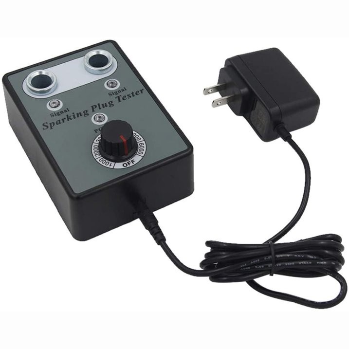 Spark Plug Tester Dual Hole Diagnostic Tool Car Gasoline Ignition Analyzer