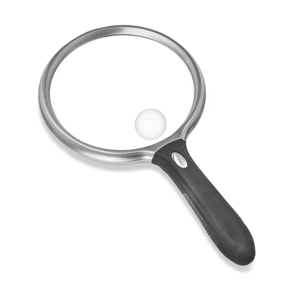 LED Lit 1.5x Magnification 5″ Oversized Handheld
